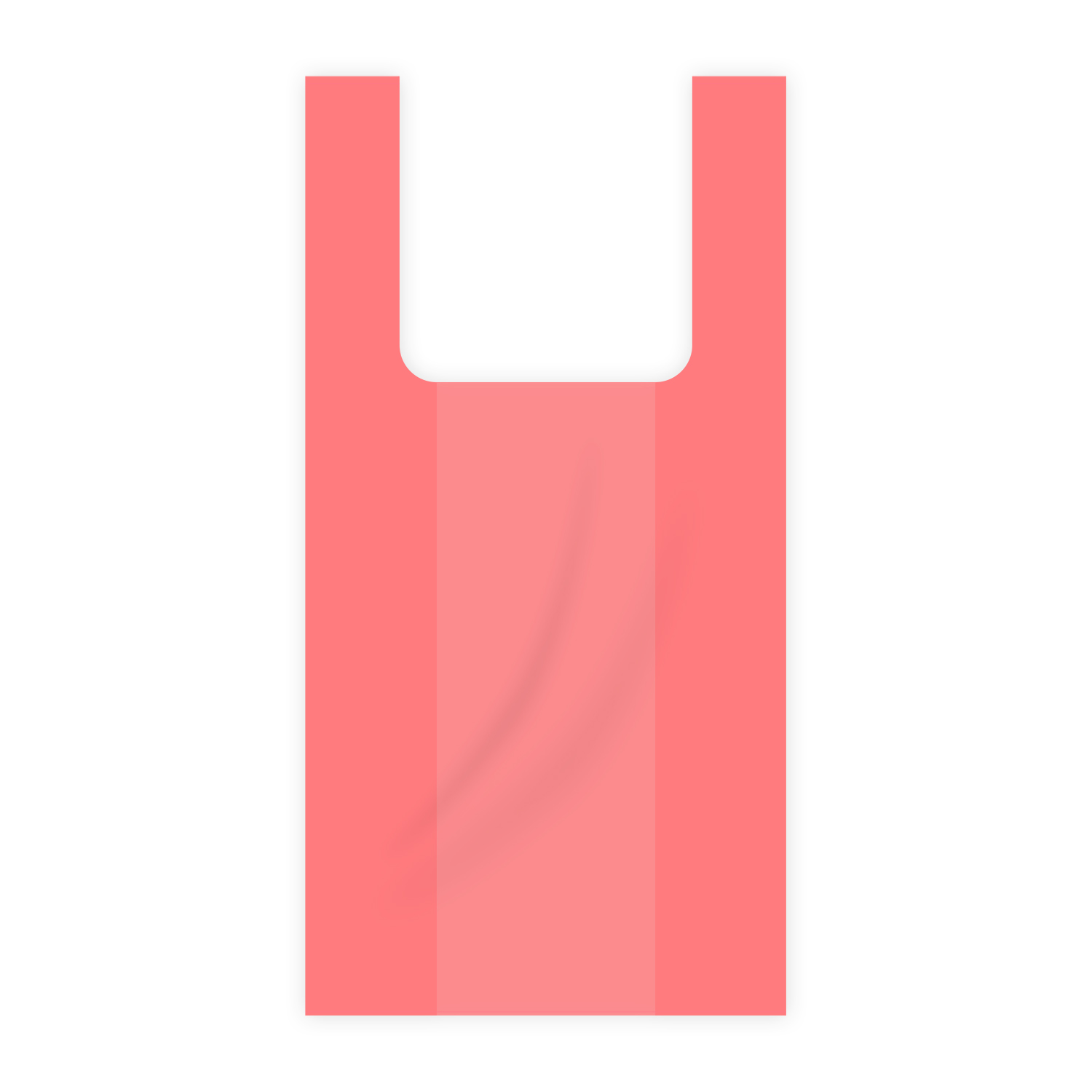 プラスプラスカラー手提げ袋 M ピンク20P | オルディ株式会社